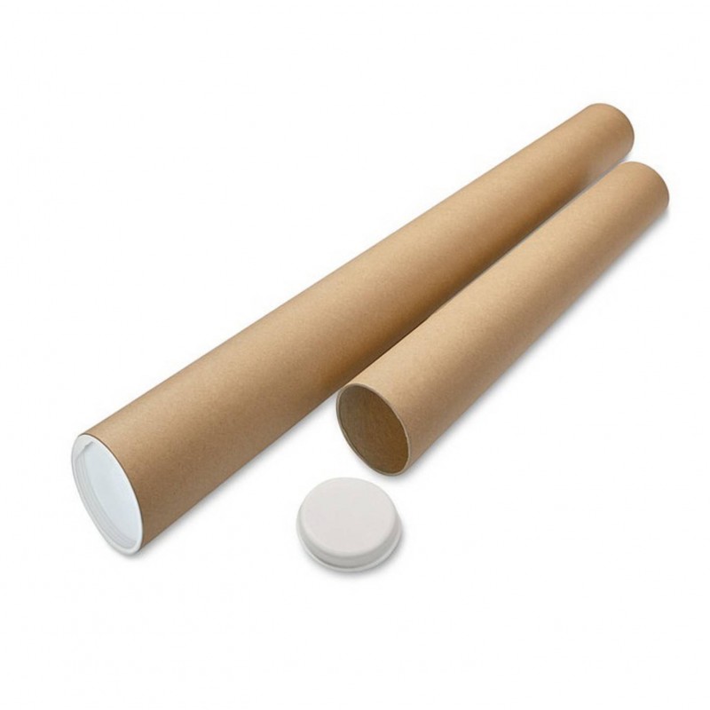 Tube carton rond Havane Tube carton rond Havane